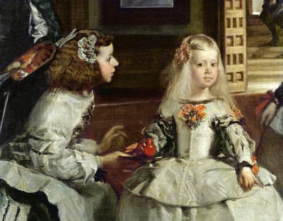 Las Meninas or The Family of Philip IV, c.1656 (detail) by Diego Velázquez